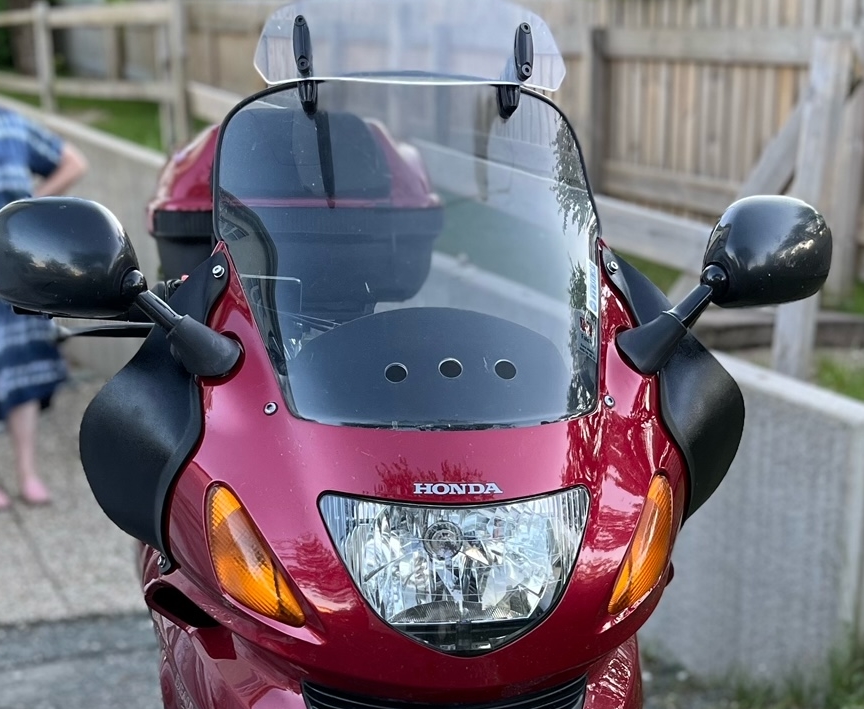 honda deauville 650 wind deflectors